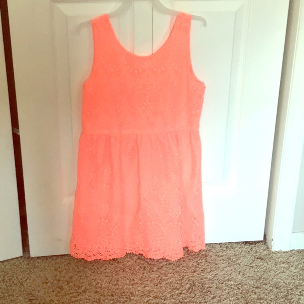Pink flower dress